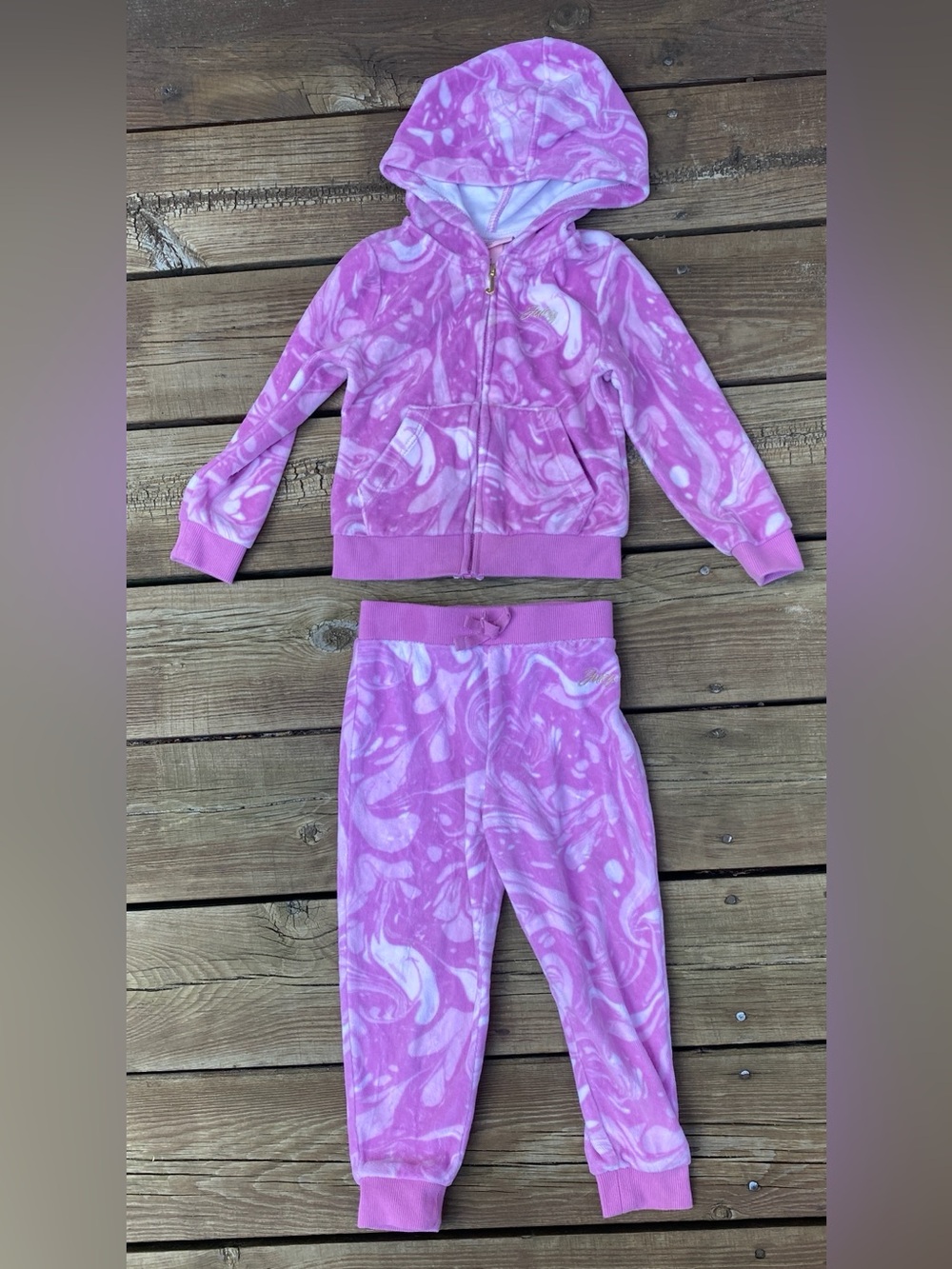Juicy Couture Pink Kids Sweatshirt Set